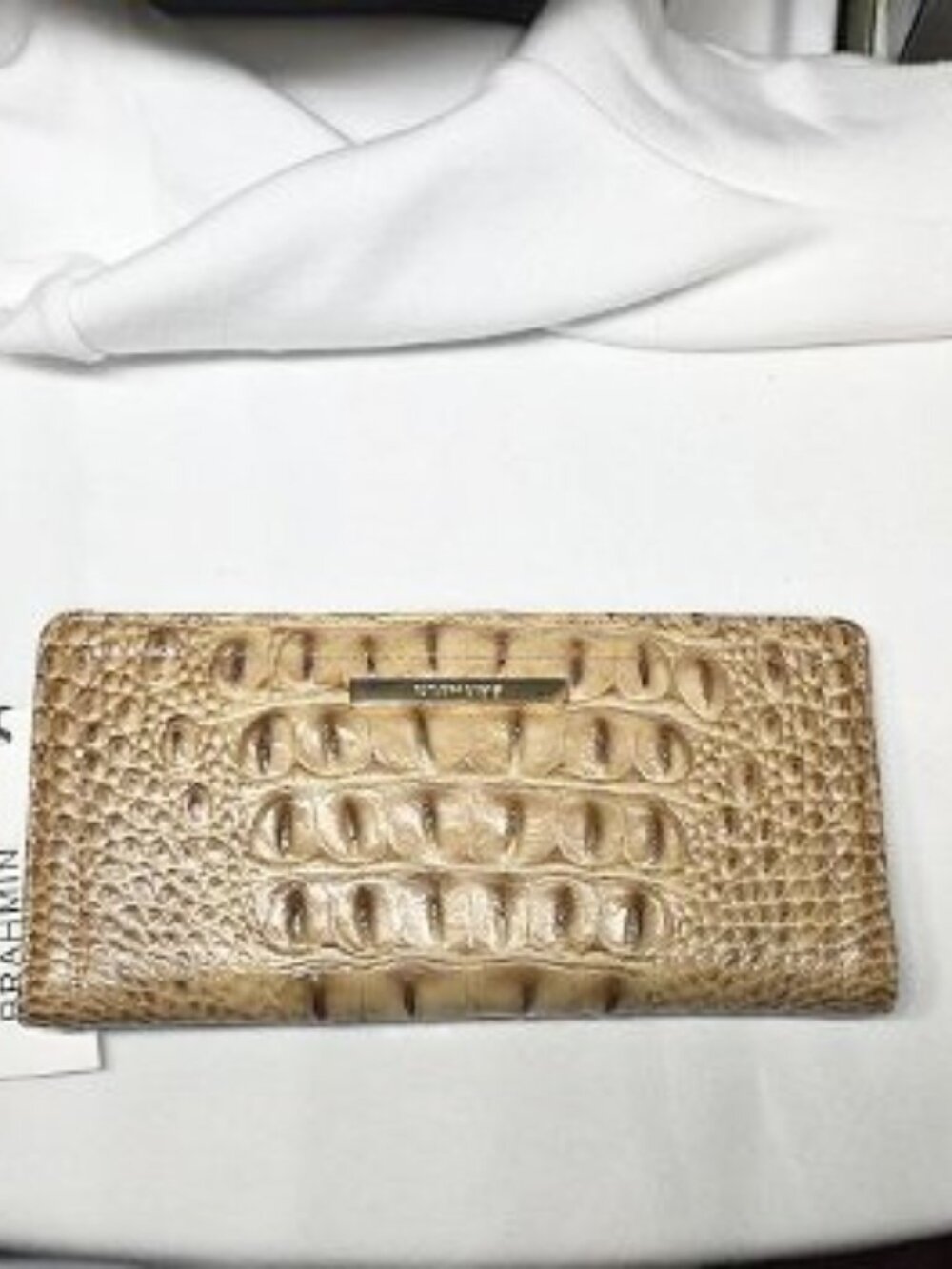 BRAHMIN $125 Ady Bifold Wallet - Alden Road Collection - Toffee NWT! - Picture 2 of 6